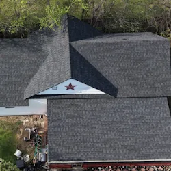 Completed roofing project by Lion Exteriors