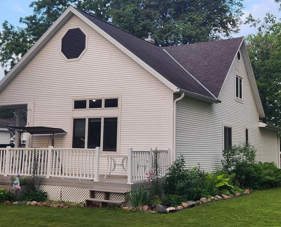 Beautiful siding installation on a Central Iowa home