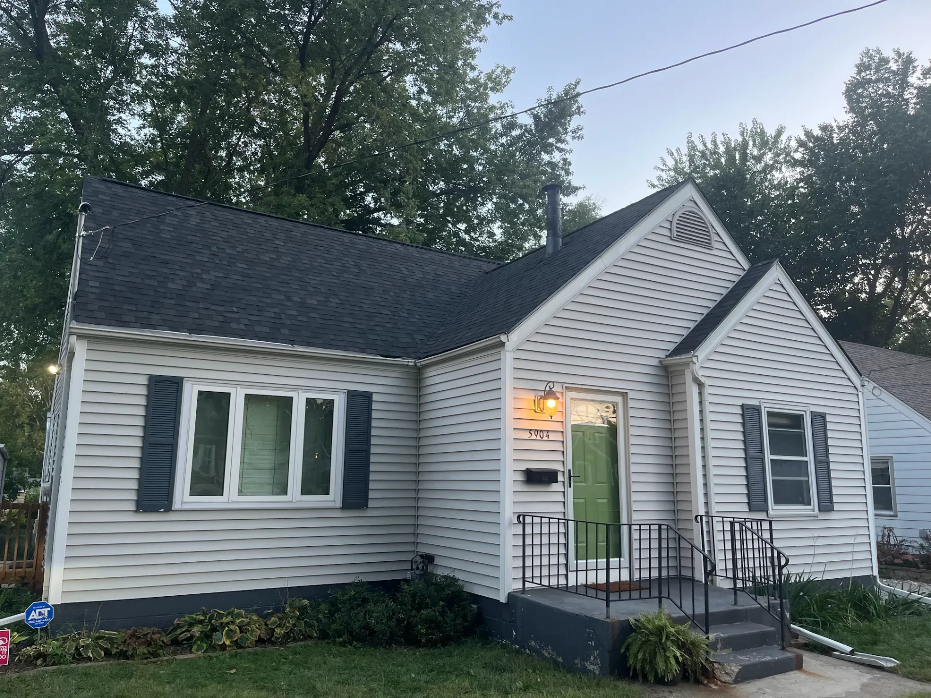 Completed roofing project by Lion Exteriors